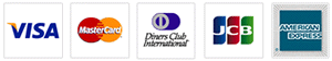VISA・MasterCard・Diners Club Card